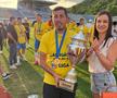 Claudiu Ciolan, în momentul promovării în Liga 2 / Sursă foto: Facebook