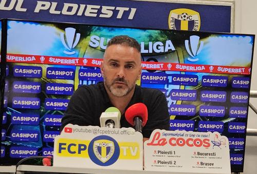 Ricardo Sousa, antrenorul Petrolului, care a învins Dinamo, Oțelul și pe FC Voluntari în startul ediției