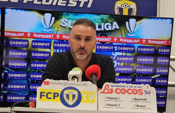 Antrenorul Petrolului contraatacă: „Am citit ziarele, m-am uitat la TV, toți ziceau asta despre noi!”