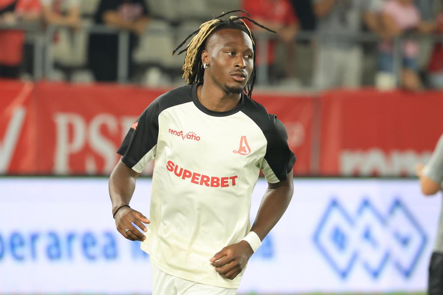 Mamadou Karamoko// foto Ionuț Iordache (GSP) Ioan Andone, impresionat de jucătorul lui Dinamo: „Îmi place la nebunie. Cu el, echipa e pretendentă la titlu”