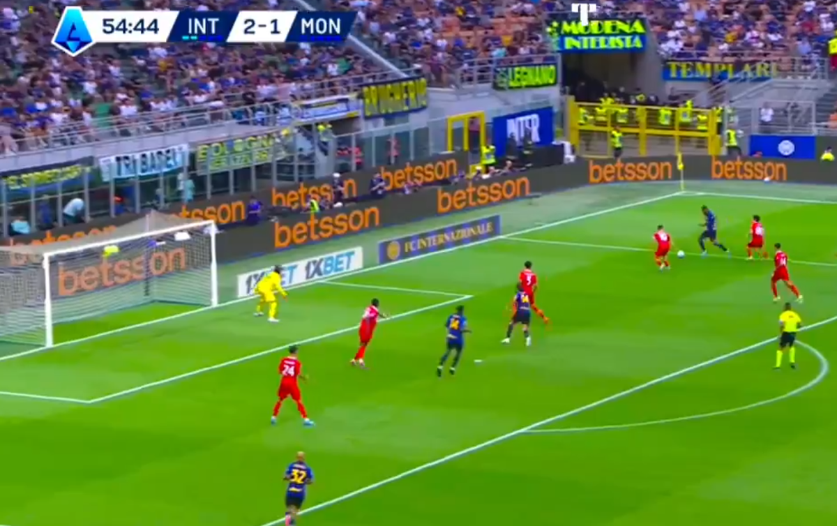Pio Esposito, gol în Inter - Monza