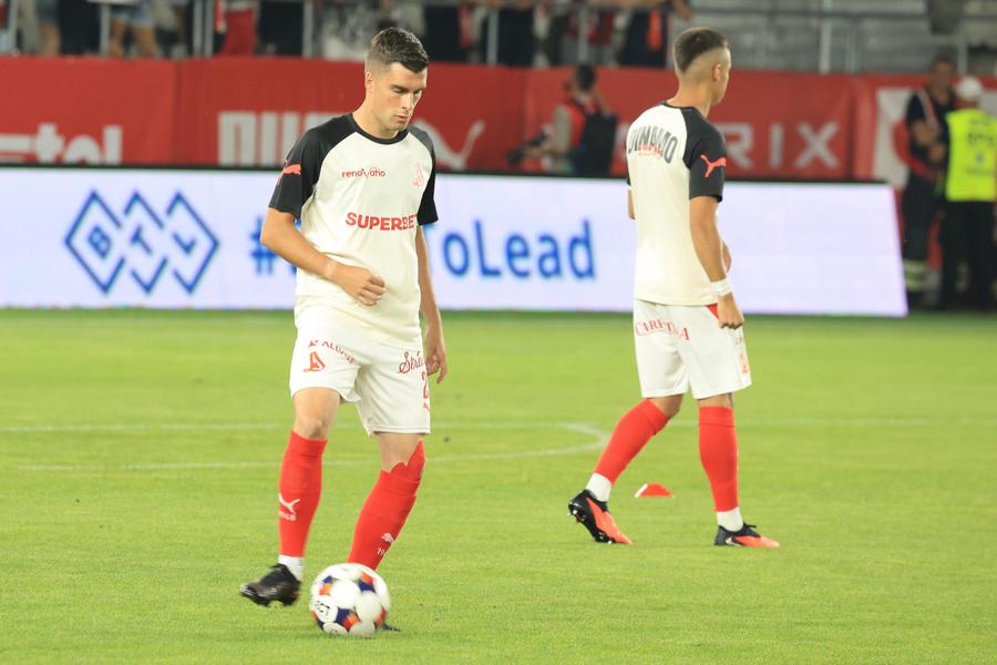 Alberto Soro// Dinamo - U Cluj, înainte de meci// foto Ionuț Iordache (GSP) Din improvizație, „acceleratorul” lui Dinamo » Cum l-a transformat Nuno Campos pe Alberto Soro