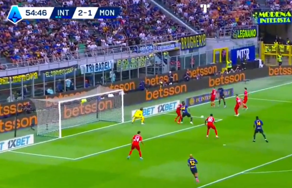 Pio Esposito, gol în Inter - Monza
