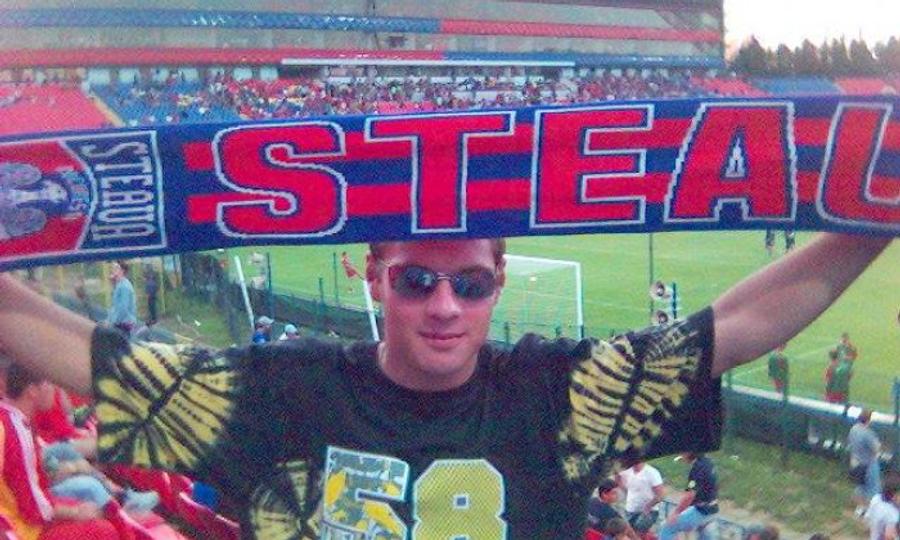 Adi Popa, pe vremea cân era suporter în peluză Adi Popa, prezentat oficial la Steaua! Ce număr va purta