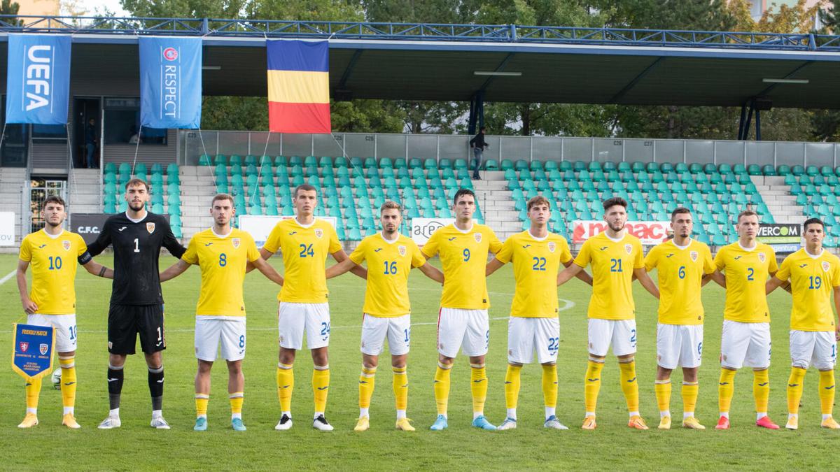 FOTO România U20 - Cehia U20 amical 22.09.2022