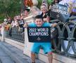 Imagini de senzație din Las Vegas: campioanele WNBA, dezlănțuite la parada titlului