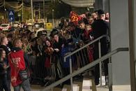Zarvă la Sibiu după Hermannstadt - FCSB! Jucătorii vicecampioanei, superstaruri printre fanii din Ardeal: Coman și Compagno, preferații puștilor
