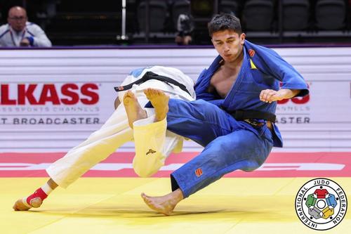 Laris Borș Dumitrescu pe tatami la începutul anului FOTO IJF