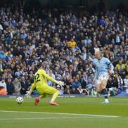 Erling Haaland, gol în City - Arsenal/ foto Imago Images