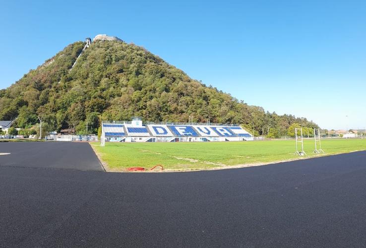 Pista de atletism din Deva e în lucru de patru ani! / FOTO: Gazeta Sporturilor