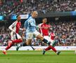 Erling Haaland, gol în City - Arsenal/ foto Imago Images