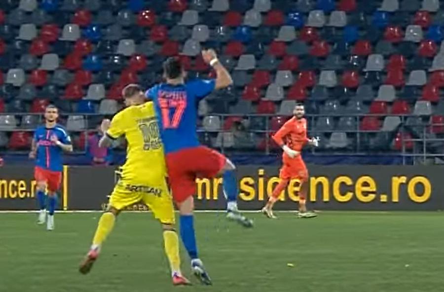 Faultul lui Mihai Popescu Ion Crăciunescu a descoperit o altă eliminare pe care arbitrul trebuia s-o dicteze la meciul FCSB - Petrolul: „Nu scrie nicăieri că dacă nu dă sângele nu e roșu” » Cum a analizat golul oaspeților