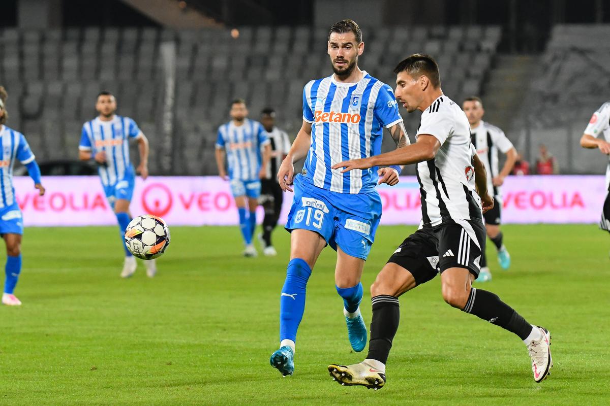 U Cluj - CSU Craiova, 22 septembrie 2024