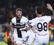Dennis Man sărbătorește cu Antoine Hainaut primul gol gialloblu al lui Pontus Almqvist / Foto: Imago