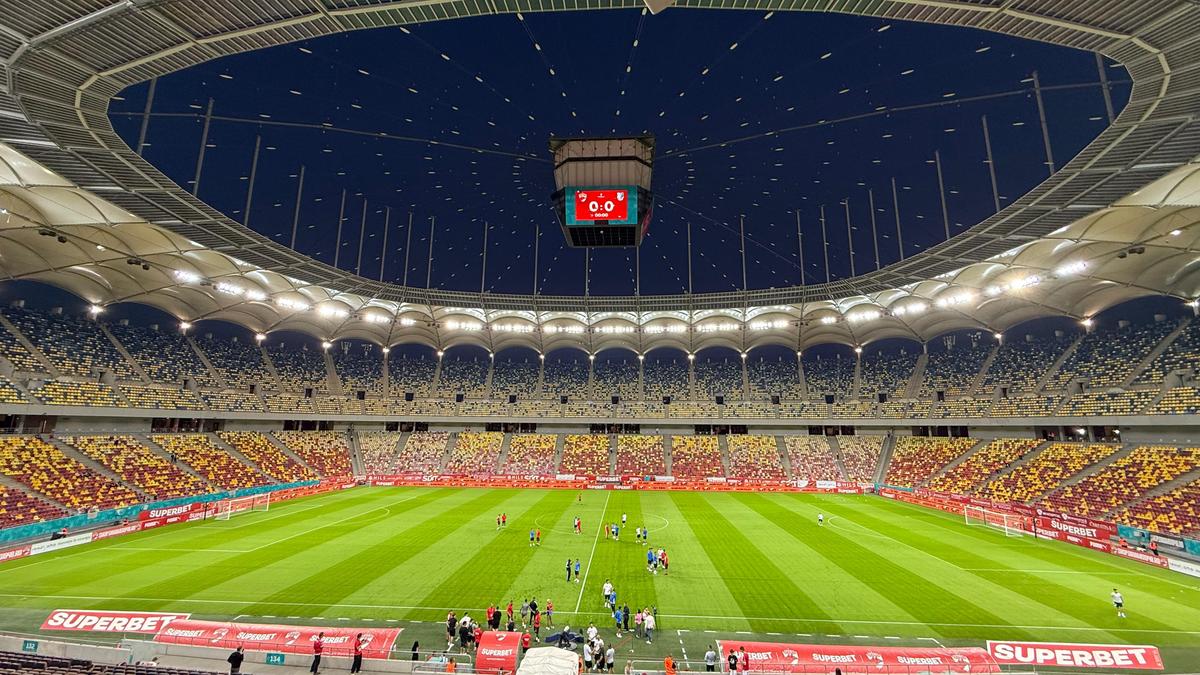 Dinamo - Farul, imagini înaintea partidei de pe Arena Națională