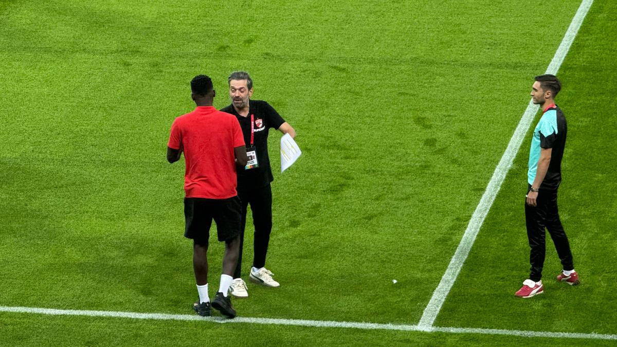 Dinamo - Farul, imagini înaintea partidei de pe Arena Națională
