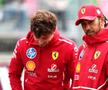 Lewis Hamilton (dreapta), alături de coechipierul său Charles Leclerc/Foto: Getty Images
