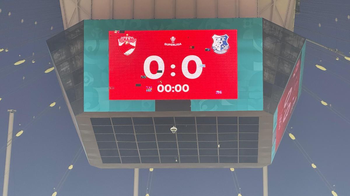 Dinamo - Farul, imagini înaintea partidei de pe Arena Națională
