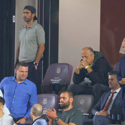 Vasile Maftei, Dan Șucu și Mauro Pederzoli, împietriți la oficială după eșecul lui Rapid // Foto: Ionuț Iordache (GSP)