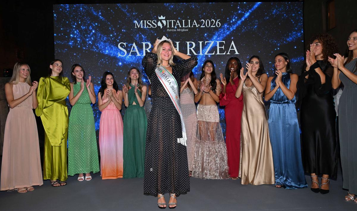 Sarah Rizea este Miss Italia 2026 // Foto: Instagram