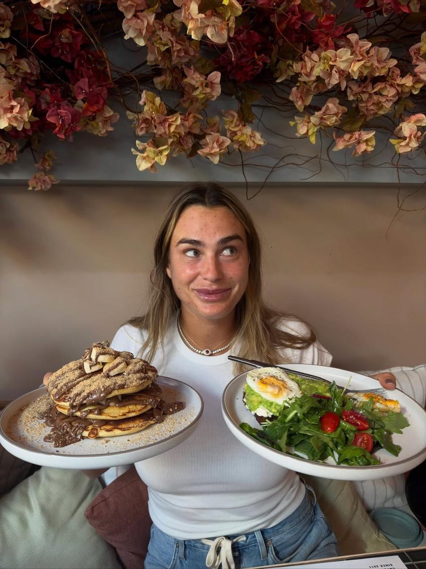 Aryna Sabalenka, imagini din Grecia // Foto: Instagram