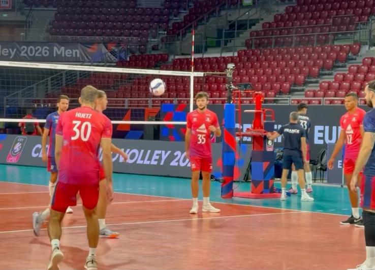 România - Franța, în sferturi la EuroVolley 2026/Foto: captură Instagram