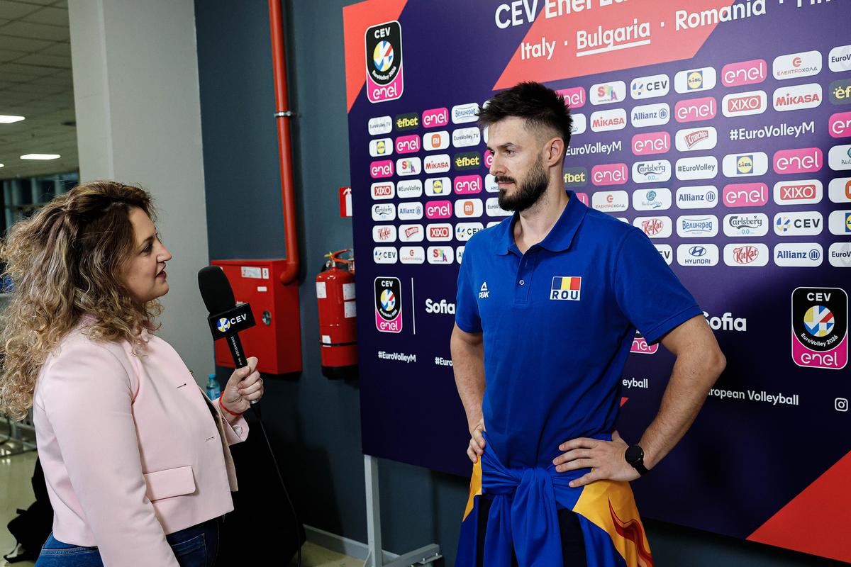 România - Franța, în sferturi la EuroVolley 2026