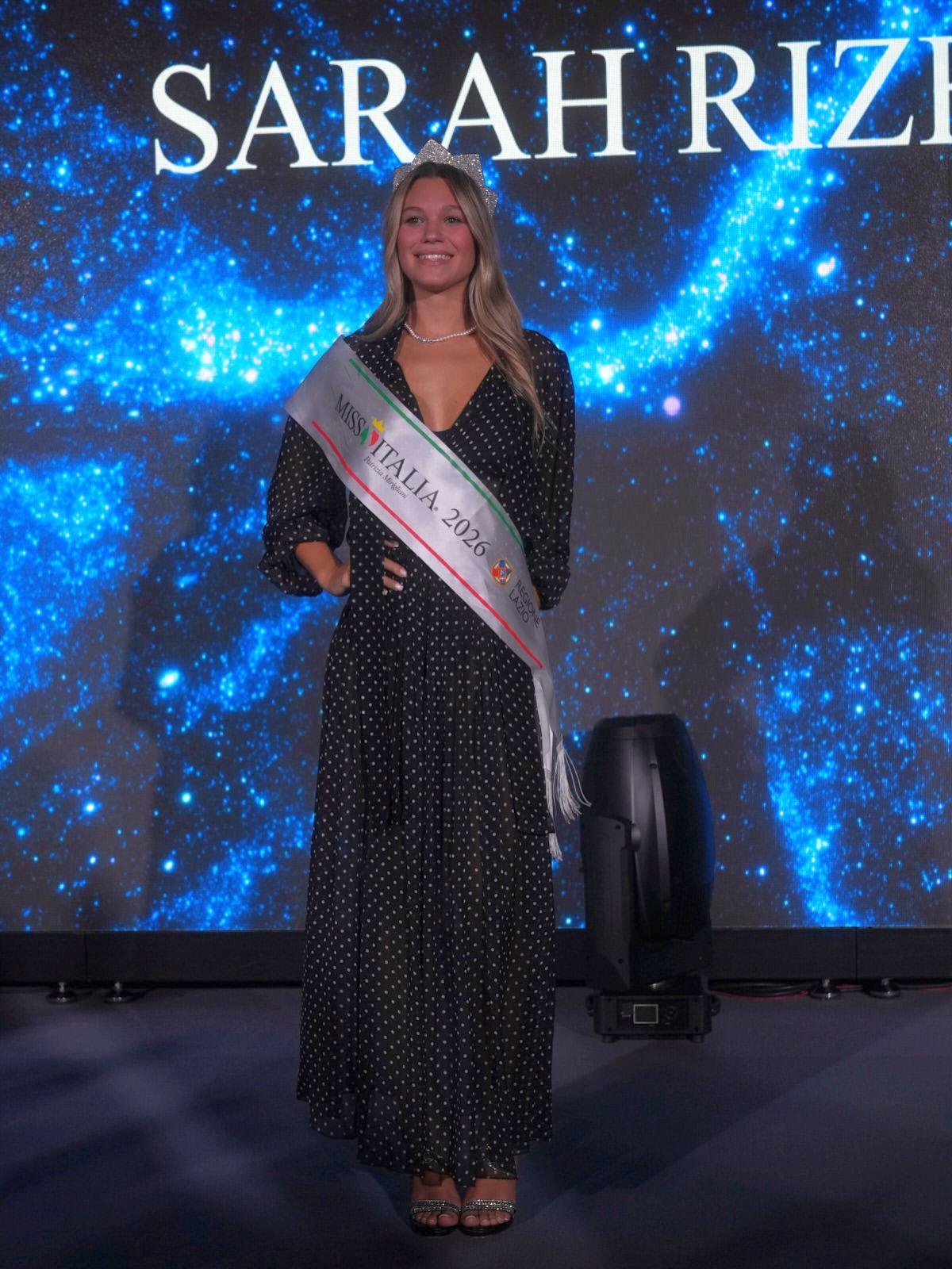 Sarah Rizea este Miss Italia 2026 // Foto: Instagram