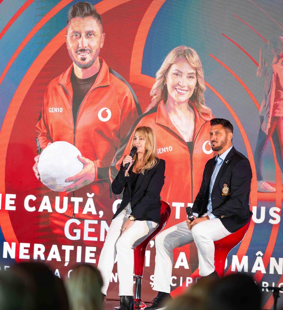 Vodafone lansează GEN10 și caută următoarea generație de campioni a României alături de Nadia Comăneci și Ciprian Marica