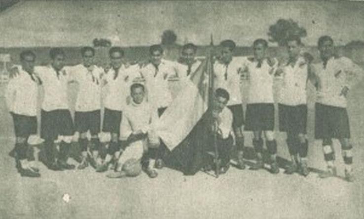 Echipa aliniată de Colo-Colo la meciul cu Valladolid din 2 mai 1927
