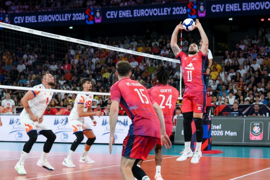 România – Franța, duel pentru calificarea în semifinalele Europeanului/Foto: Florin Petean (CEV) România - Franța, meci uriaș în „sferturile” Europeanului. Cine transmite la TV
