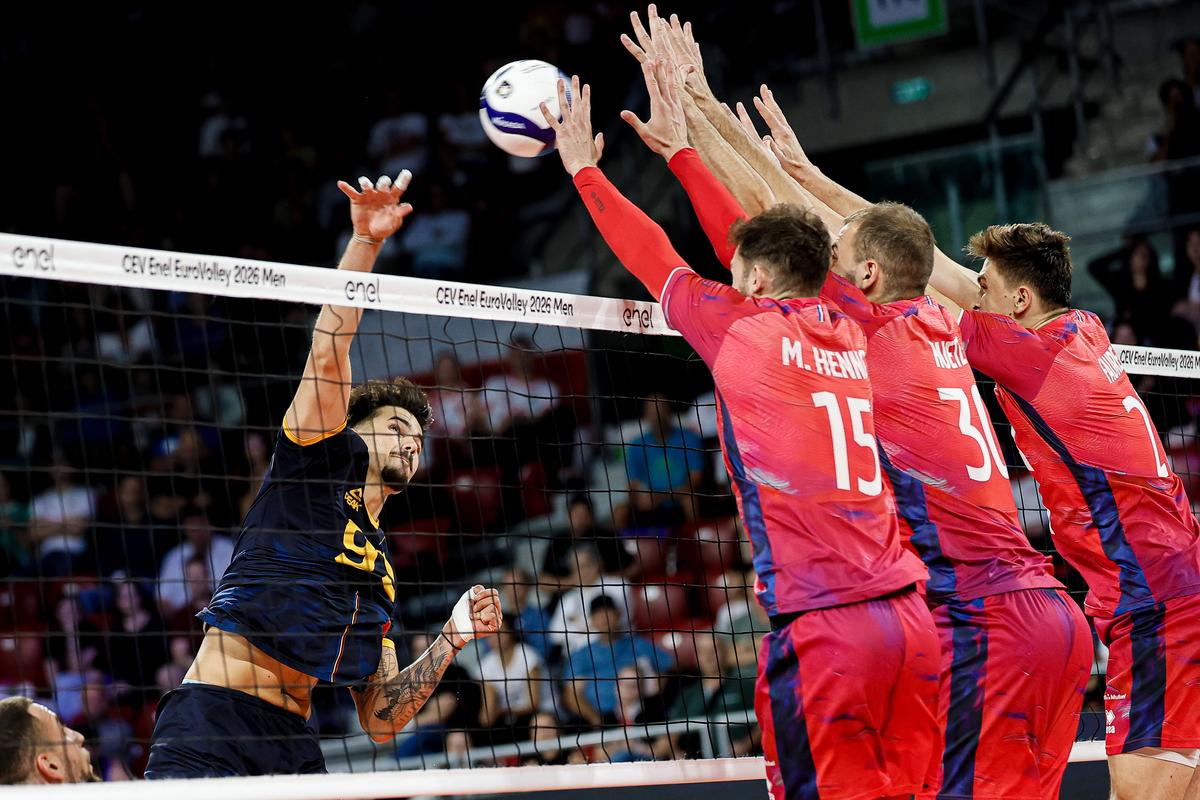 România - Franța, în sferturi la EuroVolley 2026