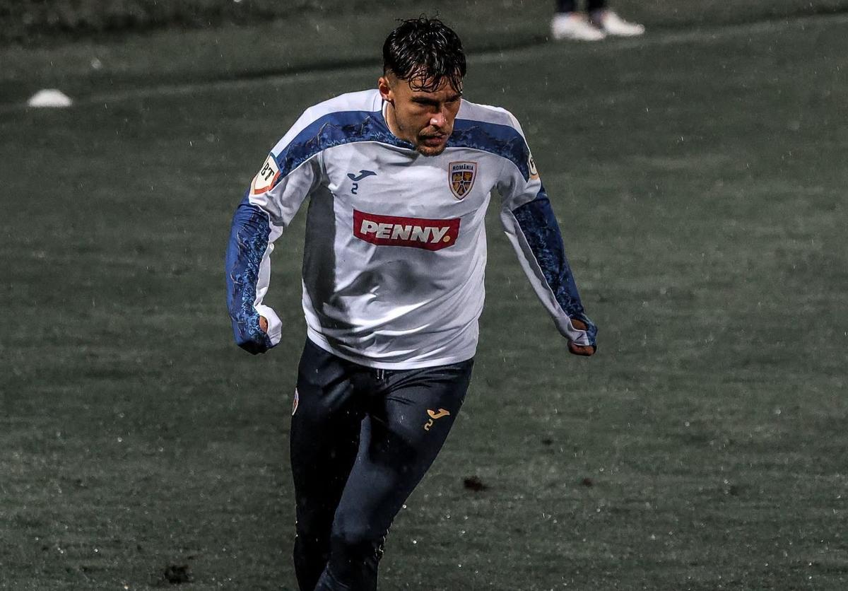 Imagini de la antrenamentul României, cu trei zile înaintea partidei cu Suedia de la Stockholm // foto: Echipa națională de fotbal a României