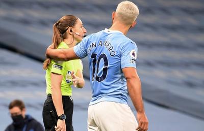 S-a decis! Ce se întâmplă cu Sergio Aguero, după incidentul cu arbitra din Manchester City - Arsenal