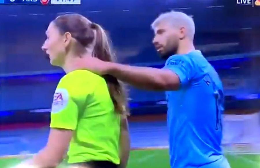 S-a decis! Ce se întâmplă cu Sergio Aguero, după incidentul cu arbitra din Manchester City - Arsenal