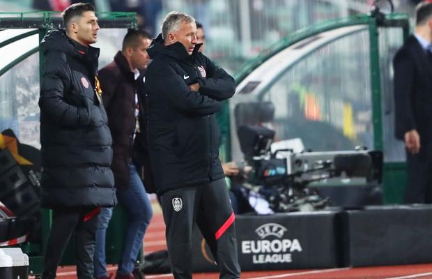 ȚSKA Sofia - CFR Cluj 0-2. VIDEO Dan Petrescu a atins două subiecte sensibile: „În Europa nici nu mă bagă în seamă arbitrii! La noi vor să devină celebri” + Postul unde cere urgent întăriri