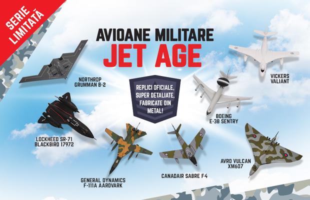 Avioane militare Jet Age, la chioșcurile de ziare