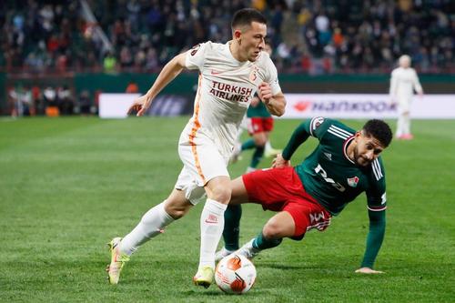 Olimpiu Moruțan, în Lokomotiv Moscova - Galatasaray // foto: Imago Images