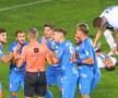 În minutul 15 al meciului dintre Chindia și Universitatea Craiova, oltenii au obținut un penalty greu de justificat pe baza reluărilor TV.