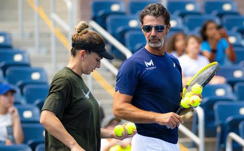 Simona Halep și Patrick Mouratoglou // FOTO: Imago