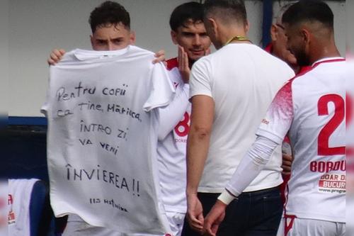 Moment emoționant după golul lui Bani: „Pentru copii ca tine, Măriuca, într-o zi va veni învierea!”
