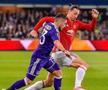 Nicolae Stanciu și Zlatan Ibrahimovic, în Anderlecht - Manchster United // FOTO: Instagram