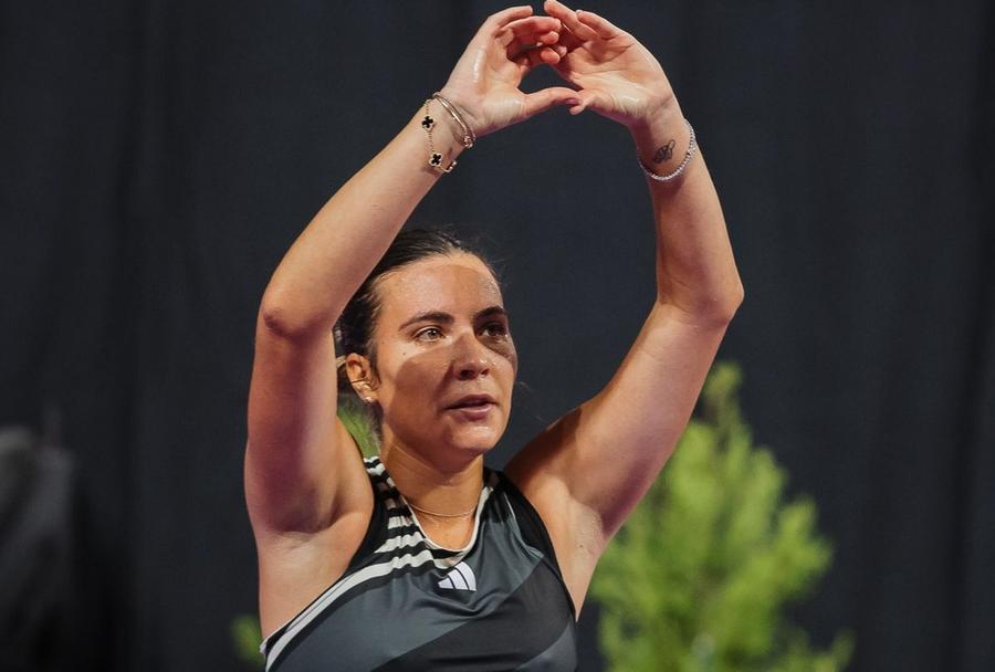 Gabriela Ruse / Sursă foto: Facebook@ Transylvania Open Gabriela Ruse și filosofia care a dus-o până în finala Transylvania Open: „Lumea crede că toate putem avea rezultatele Simonei. Eu vin și contrazic”
