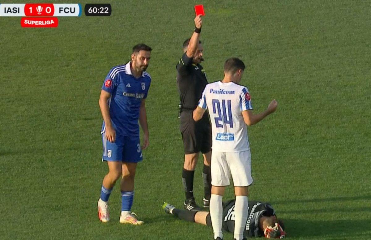 Iulian Dima, decizii controversate în Poli Iași - FCU Craiova