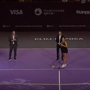 Gabriela Ruse, în lacrimi după finala pierdută la Transylvania Open / FOTO: capturi TV @Pro Arena