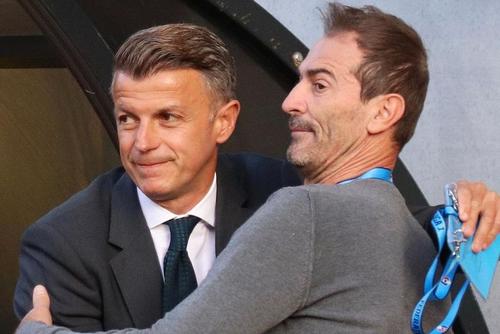 Marius Măldărășanu (în dreapta) e un exemplu de succes în breasla sa / Sursă foto: Instagram@ Hermannstadt, Superliga României