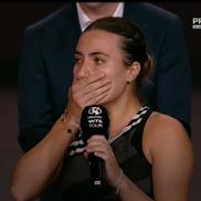 Gabriela Ruse, în lacrimi după finala pierdută la Transylvania Open / FOTO: capturi TV @Pro Arena