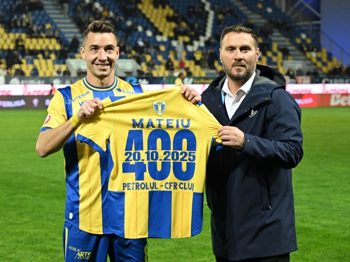 Mateiu carieră 400 meciuri Liga 1