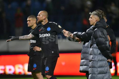 Denis Alibec a intrat în conflict cu suporterii FCSB după eșecul cu Metaloglobus / Foto: Cristi Preda GSP