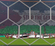 Scenografie pro-Palestina la meciul din Liga Campionilor: „Opriți genocidul!”